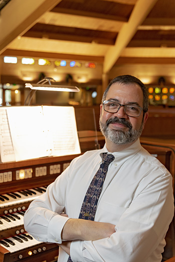 Alex Hill, director of music and liturgy at St. Mark Catholic Church in Wilmington