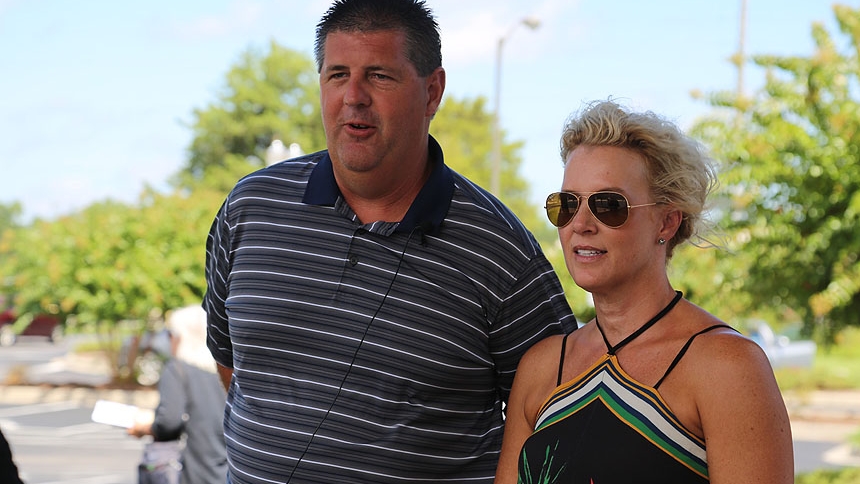 Jeff and Nancy Michelone, of Huntersville, celebrate Mass in Shallotte when they visit Holden Beach.