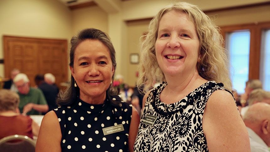 Edith Kaylor (left) and Mary Beth Griswold