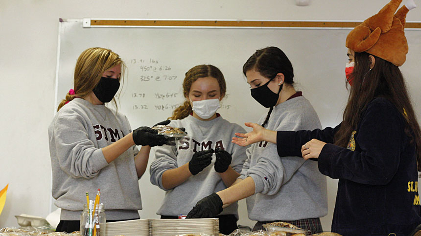 "Friendsgiving" at Saint Thomas More Academy