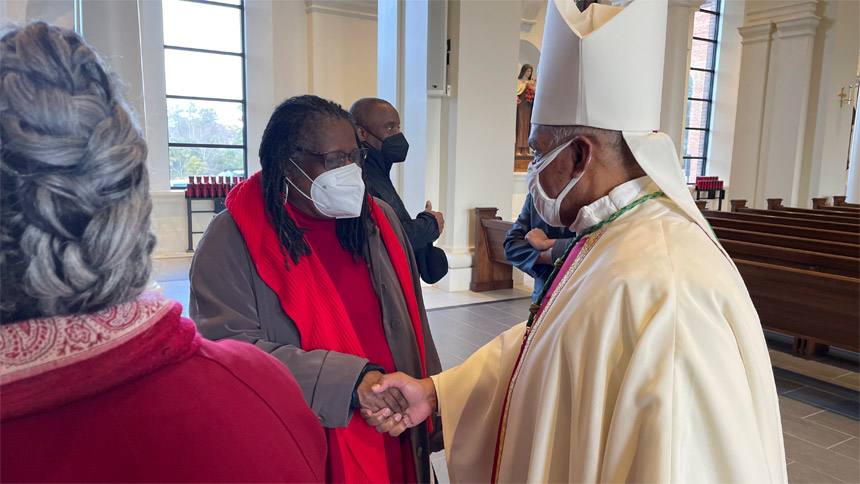 Bishop Cheri invites faithful to 'change lanes' at MLK Mass