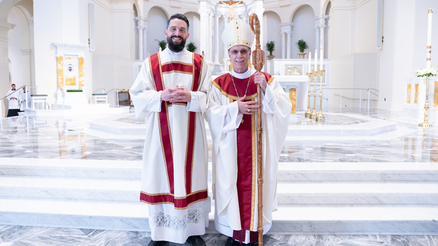 Nicolas Rapkoch is ordained a transitional deacon