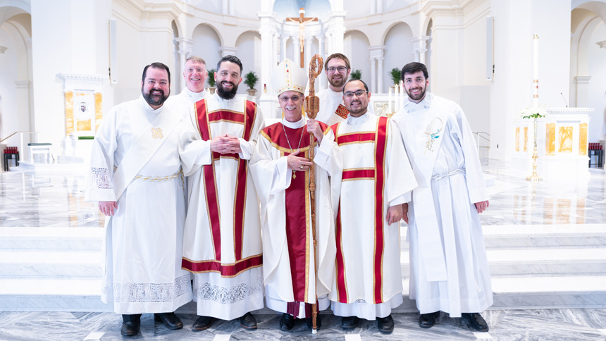 Nicolas Rapkoch is ordained a transitional deacon