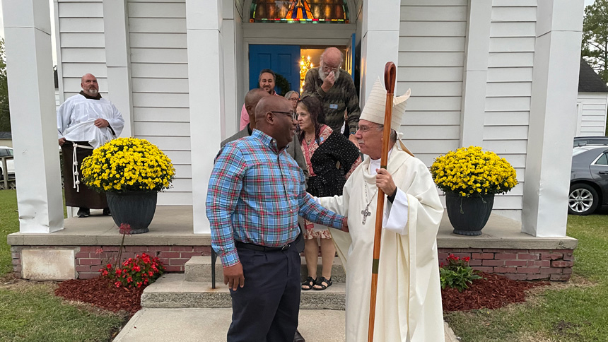 Immaculate Conception, Rocky Mount, celebrates 80th anniversary with Bishop Zarama