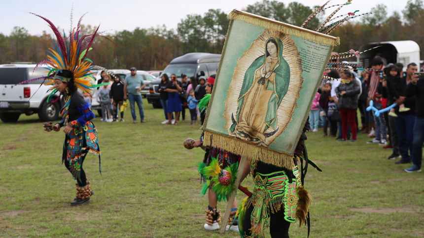 New land blessed; St. Andrew in Red Springs to build new church