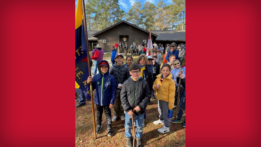 Catholic Scouts gather for camporee