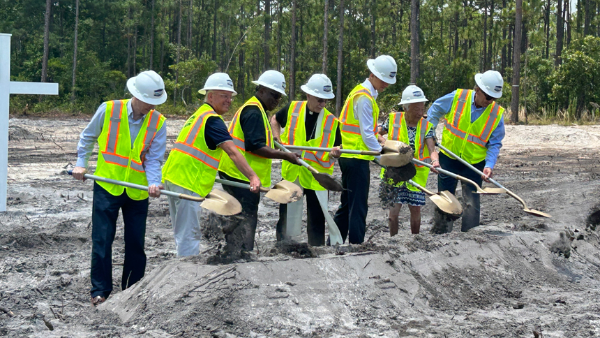 All Saints Parish breaks ground for new church building