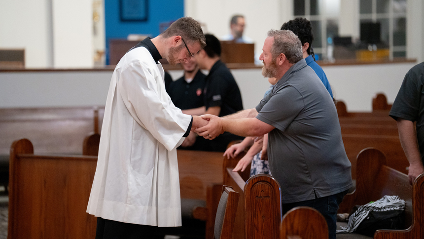 Seminarians convene for Mass of Candidacy