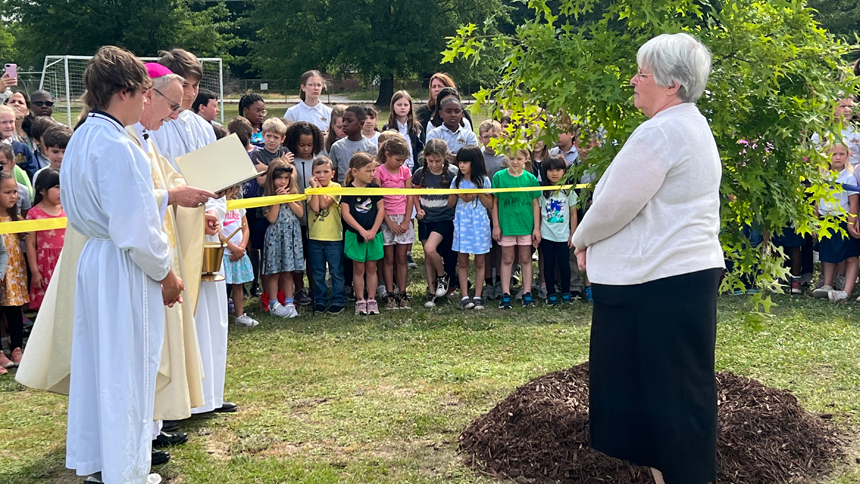 For lifetimes: Retiring principal is recognized for commitment to education, faith and others