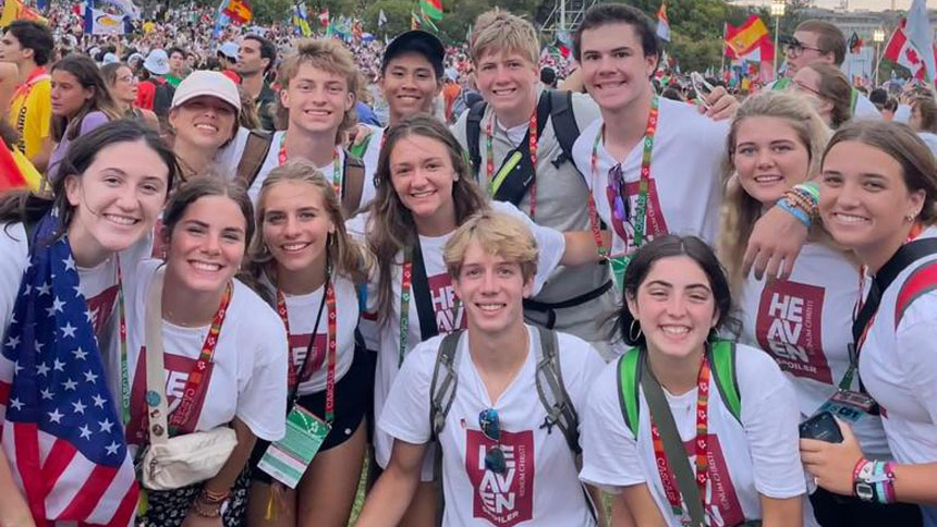 One hundred from diocese join 28,600+ from the U.S. at World Youth Day