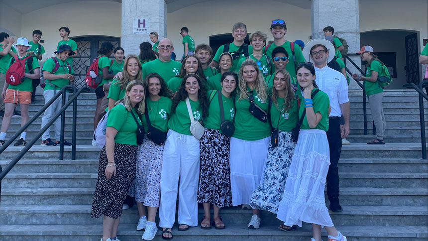 One hundred from diocese join 28,600+ from the U.S. at World Youth Day