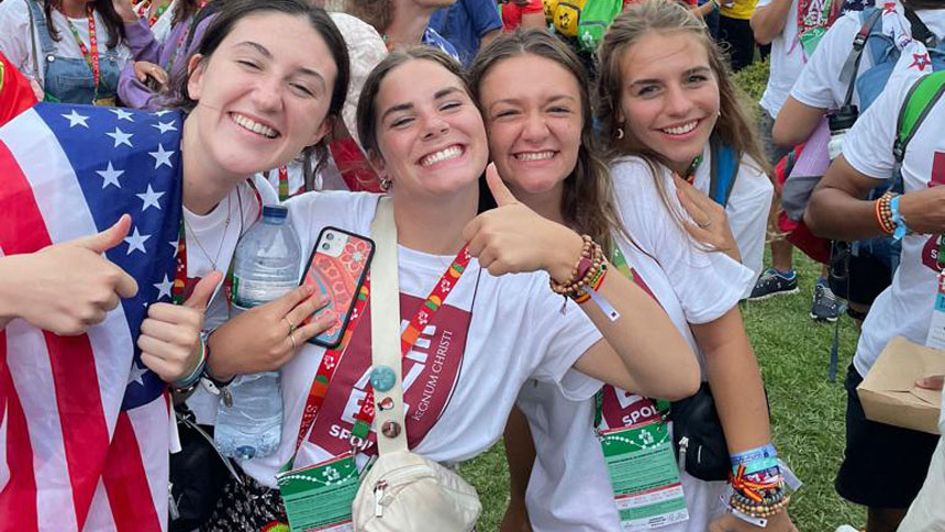 One hundred from diocese join 28,600+ from the U.S. at World Youth Day