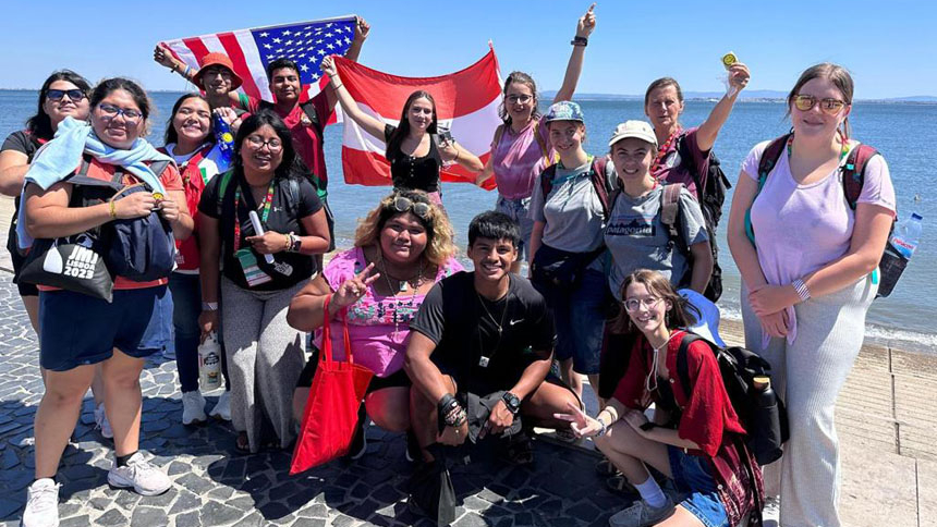 One hundred from diocese join 28,600+ from the U.S. at World Youth Day