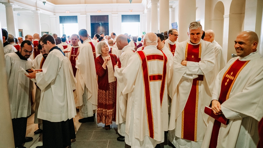 Chrism Mass draws Catholics from each deanery