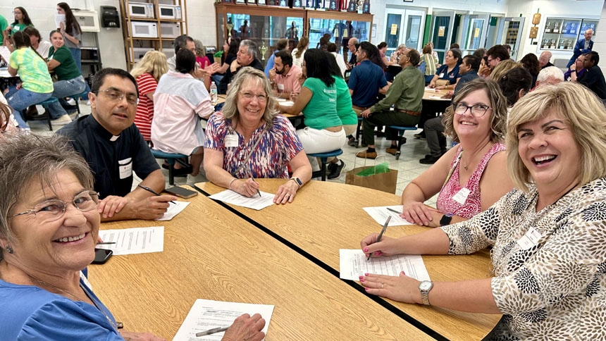 Parish staff celebrate 100 years